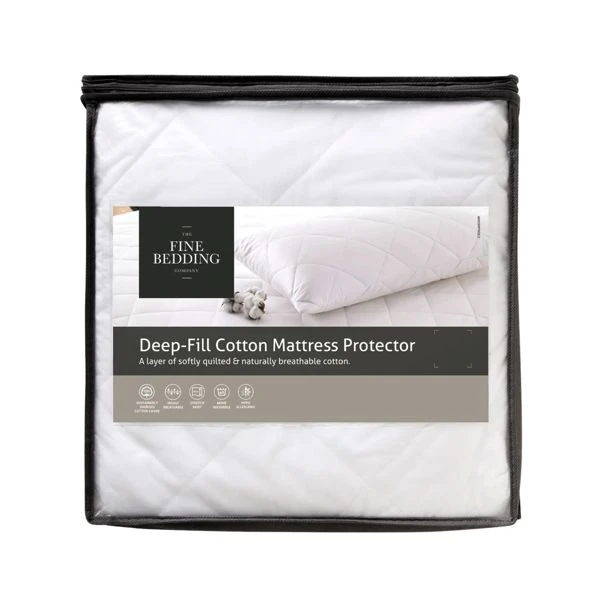Deep Fill Cotton Mattress Protector